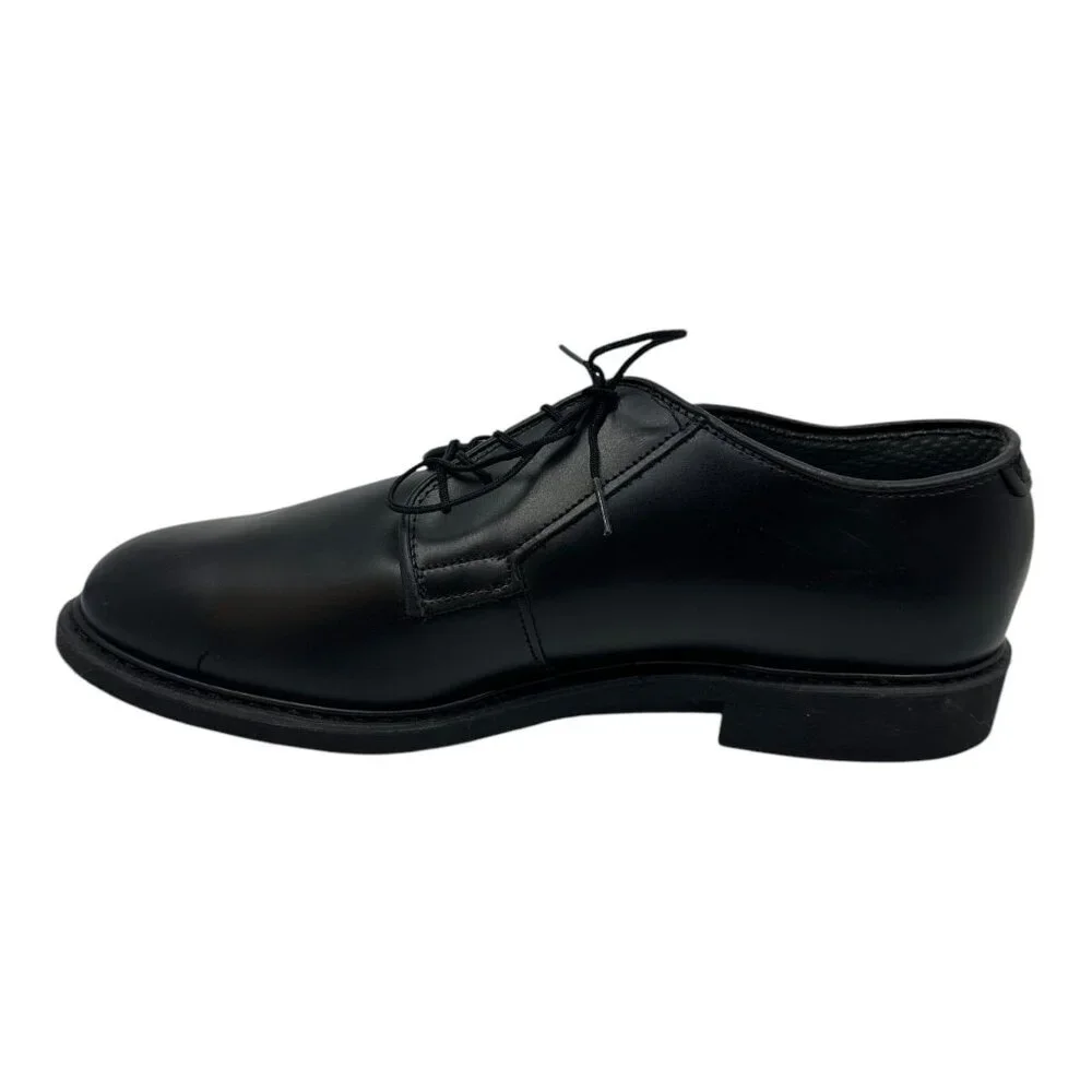 Bates Men's Oxford Dress Shoes Size‎ 11D Black Leather Vibram Sole New Old Stock